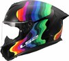 LS2 FF820 Rapid III helm Flow glans zwart multi