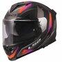 LS2 FF818 Storm III helm Sporty mat grijs paars