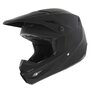 Fly Racing Kinetic crosshelm Solid mat zwart