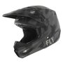 Fly Racing Kinetic crosshelm S.E. Tactic mat Grijs Camo