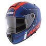 Axxis Hawk SV Integraal helm Spear C5 mat blauw rood