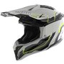 Airoh Helm Aviator 3 AMS&sup2; Leader glans grijs wit geel