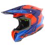 Airoh Twist 3.0 crosshelm Fancy glans oranje rood blauw