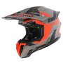 Airoh Twist 3.0 crosshelm Dynasty zwart grijs oranje