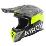 Airoh Aviator Ace 2 crosshelm Fury - Grijs Geel Zwart