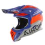 Airoh Aviator Ace 2 crosshelm Fury - Grijs Blauw Rood