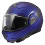 LS2 FF910 Advant II systeemhelm solid mat navy blauw