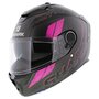 Shark Spartan GT Helm - Ryser mat zwart roze - Motorhelm
