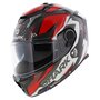 Shark Spartan GT Carbon motorhelm - Urikan glans carbon zwart rood wit - Maat XS