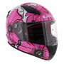 LS2 FF353 Rapid Poppies glans wit roze