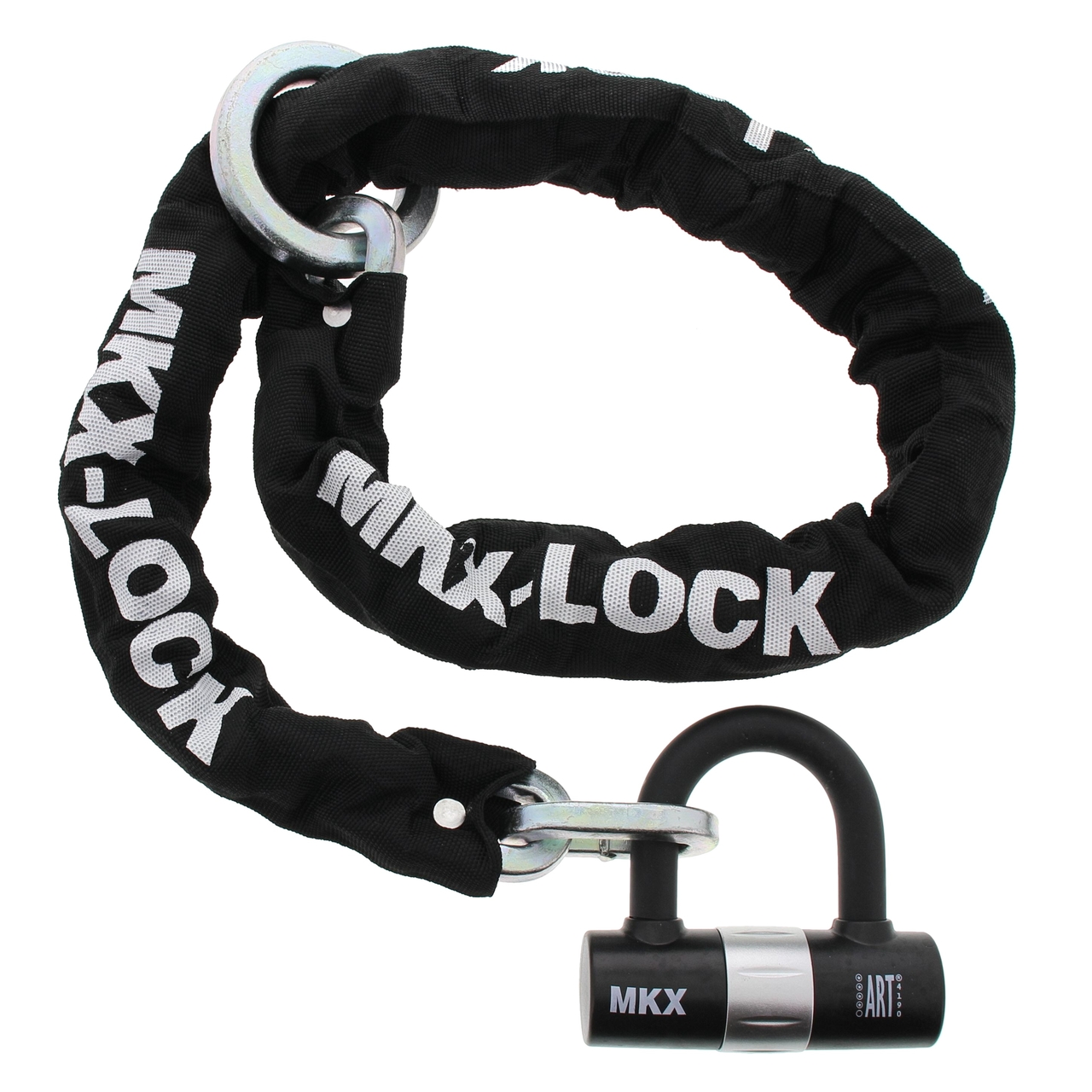 MKX-lock kettingslot Loop+U-lock ART4 120cm - Helmspecialist