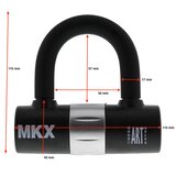 MKX-lock kettingslot Loop+U-lock ART4 120cm _
