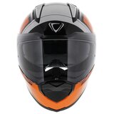 Vemar Motorhelm Zephir Mars glans oranje zwart wit - Maat L_