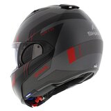Shark EVO ES Kryd mat antraciet zwart rood - Maat XS_