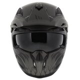 MT Streetfighter SV Darkness helm mat zwart grijs - Maat M_