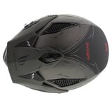 MT Streetfighter SV Darkness helm mat zwart grijs - Maat M_