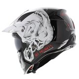 MT Streetfighter SV Darkness helm glans zwart wit_