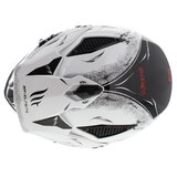 MT Streetfighter SV Darkness helm glans zwart wit_