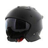 Vito Jet Bruzano helm mat zwart_