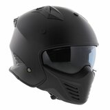 Vito Jet Bruzano helm mat zwart_