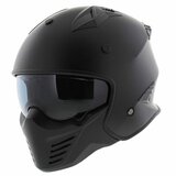 Vito Jet Bruzano helm mat zwart_