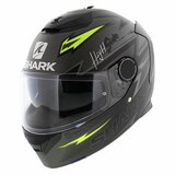 Shark Spartan 1.2 Adrian Parassol mat antraciet zwart geel_