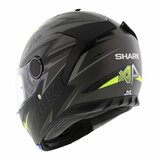 Shark Spartan 1.2 Adrian Parassol mat antraciet zwart geel_