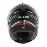 Shark Spartan 1.2 Adrian Parassol mat zwart zilver rood_