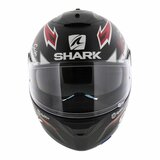 Shark Spartan 1.2 Adrian Parassol mat zwart zilver rood_