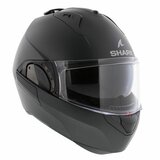 Shark Evo ES systeemhelm motorhelm mat antraciet - Maat XS_