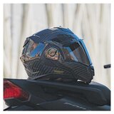 LS2 FF901 Advant X systeemhelm solid glans carbon zwart_