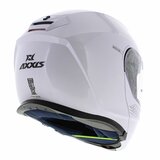 Axxis Gecko SV systeem helm solid glans wit_