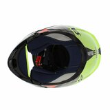 Axxis Gecko SV systeem helm Epic glans zwart fluor geel - Maat XS_