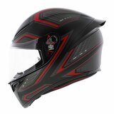 AGV K1 S Motorhelm Sling mat zwart rood_