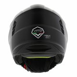 Vito Jet Predator helm mat zwart_