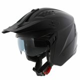 Vito Jet Predator helm mat zwart_