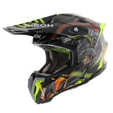 Airoh Twist 3.0 crosshelm Toxic glans zwart geel_