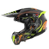Airoh Twist 3.0 crosshelm Toxic glans zwart geel_