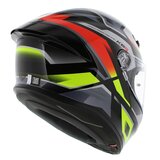 AGV K6 S Erazer Motorhelm zwart rood fluo geel_