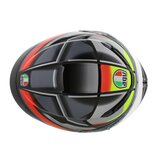 AGV K6 S Erazer Motorhelm zwart rood fluo geel_