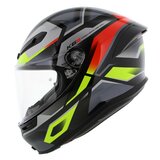 AGV K6 S Erazer Motorhelm zwart rood fluo geel_