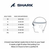 Shark Spartan 1.2 Adrian Parassol mat antraciet zwart geel_
