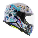 LS2 FF812 kinder integraal helm Next Level glans wit_