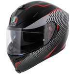AGV K5-S Thunder mat zwart wit rood GT4 AGV K5-S Thunder mat zwart wit rood GT4