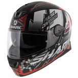 Shark Skwal 2.2 Noxxys mat zwart rood Shark Skwal 2.2 Noxxys mat zwart rood