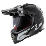 LS2 Endurohelm MX436 Pioneer Trigger zwart titanium LS2 Endurohelm MX436 Pioneer Trigger zwart titanium
