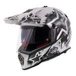 LS2 MX436 Pioneer Chaos glans wit zwart LS2 MX436 Pioneer Chaos glans wit zwart