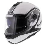 LS2 kinder en/of dames Systeemhelm FF325 Strobe Civik wit zwart LS2 kinder en/of dames Systeemhelm FF325 Strobe Civik wit zwart