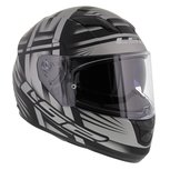 LS2 FF320 Bang mat zwart titanium LS2 FF320 Bang mat zwart titanium