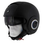 Shark jethelm Nano mat zwart Shark jethelm Nano mat zwart